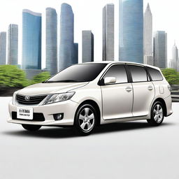 A detailed, realistic image of a Toyota Fielder 161