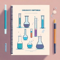 A detailed and visually appealing cover page illustration about sample collection