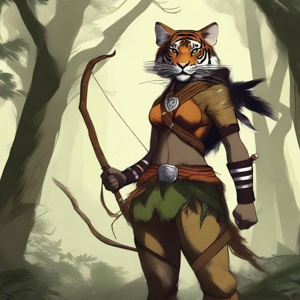 Create an image of a female Rakshasa ranger