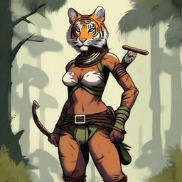 Create an image of a female Rakshasa ranger