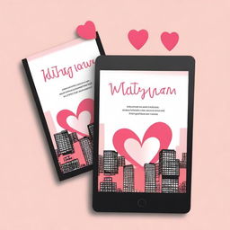 Create a personalized book cover for a romance novel titled 'Instagram Love' by Michael Lawrence