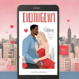 Create a personalized book cover for a romance novel titled 'Instagram Love' by Michael Lawrence