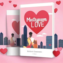 Create a personalized book cover for a romance novel titled 'Instagram Love' by Michael Lawrence