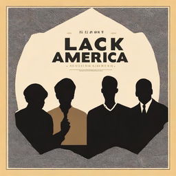 Create a personalized book cover for a book titled 'Black America' by Michael Lawrence