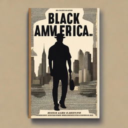 Create a personalized book cover for a book titled 'Black America' by Michael Lawrence