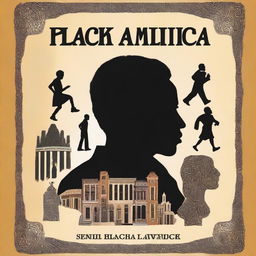 Create a personalized book cover for a book titled 'Black America' by Michael Lawrence