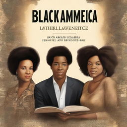 Create a personalized book cover for a book titled 'Black America' by Michael Lawrence