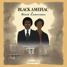 Create a personalized book cover for a book titled 'Black America' by Michael Lawrence