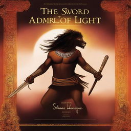 Create a personalized book cover for a book titled 'The Sword of Light' by Michael Lawrence