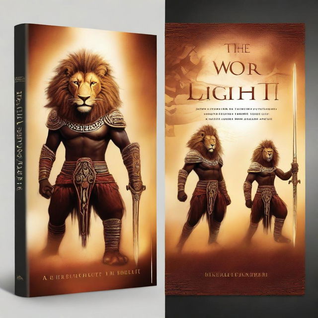 Create a personalized book cover for a book titled 'The Sword of Light' by Michael Lawrence