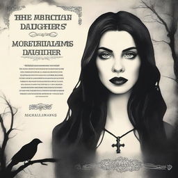 Create a personalized book cover for a book titled 'The Mortician's Daughter' by Michael Lawrence