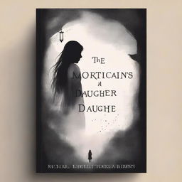 Create a personalized book cover for a novel titled 'The Mortician's Daughter' by Michael Lawrence