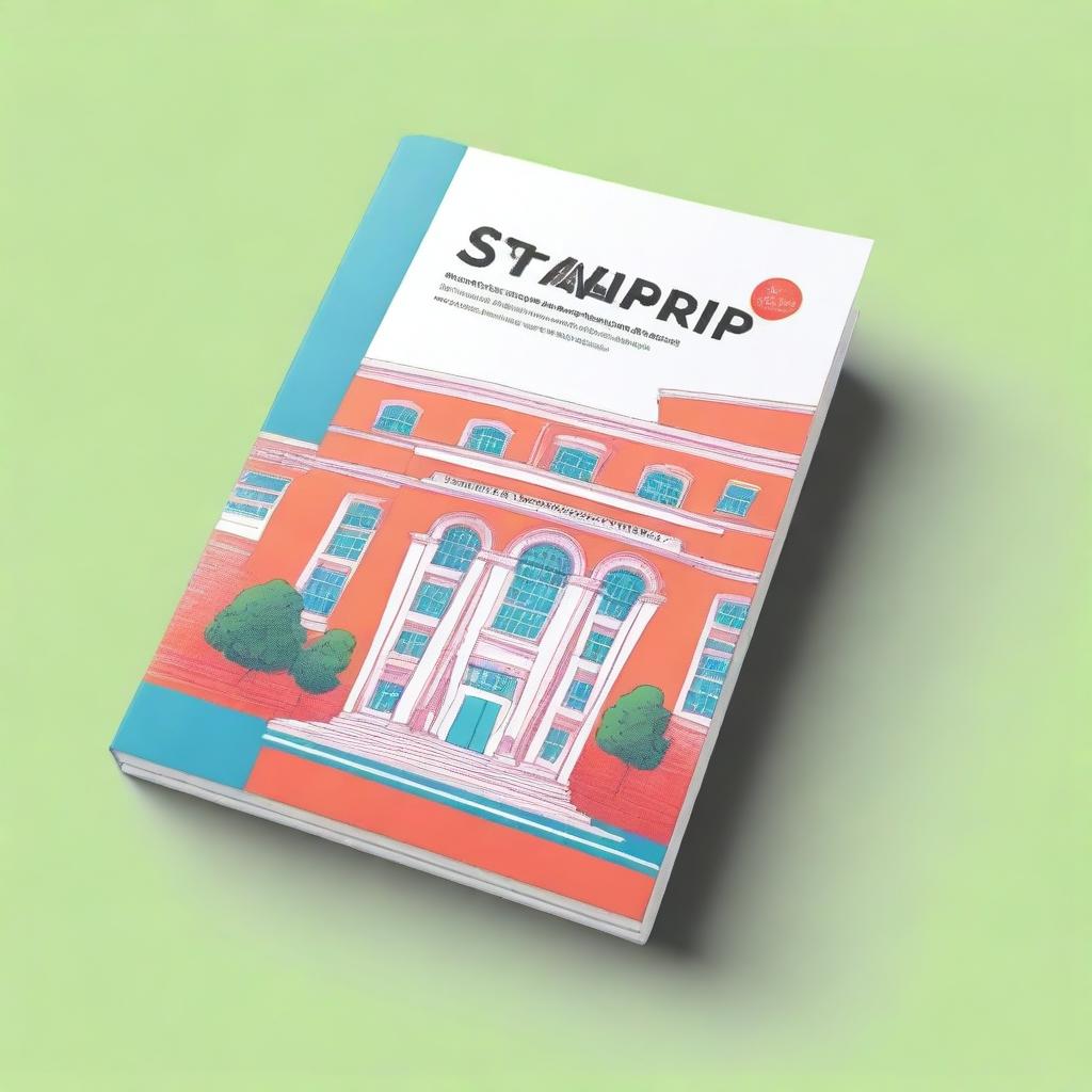 A book cover for a startup guide originating from a university campus