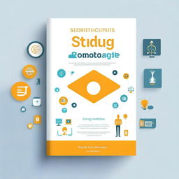 A captivating and modern book cover for a guide on student startups in the edutech industry