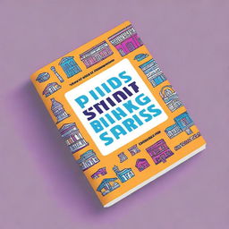 A vibrant book cover for a guide on students building startups on campus