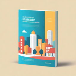 A contemporary book cover for a guide on creating a startup company from a university campus