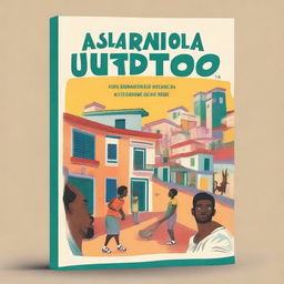 Create an A5 book cover with the theme 'A Saga do Bairro Novo: A História de Luta e Transformação do Bairro Nossa Senhora da Paz em Marituba, Pará'