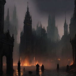 A depiction of the infernal city 'Talgar'