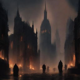 A depiction of the infernal city 'Talgar'