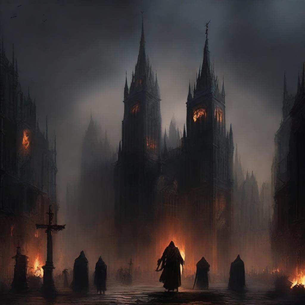 A depiction of the infernal city 'Talgar'