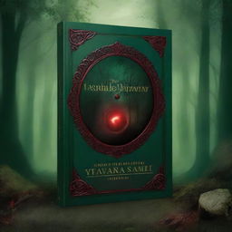 A dark green and red renaissance fantasy book cover with the title 'The Ostensibly of Yavarnir'