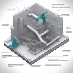 An informative and visually appealing image representing Siemens NX Manufacturing Fundamentals