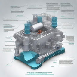 An informative and visually appealing image representing Siemens NX Manufacturing Fundamentals