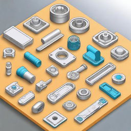 A detailed illustration of NX Manufacturing Fundamentals, showcasing various aspects of the software, including CAD design, CAM programming, and CNC machine simulation