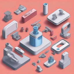 A detailed illustration of NX Manufacturing Fundamentals, showcasing various aspects of the software, including CAD design, CAM programming, and CNC machine simulation