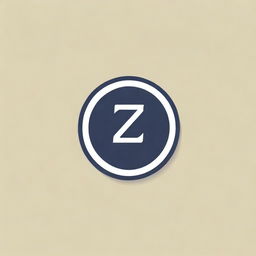 Create an isotipo for a personal brand named 'Edit con Z', where the 'Z' is the most prominent element of the logo, making it the focal point of the design.