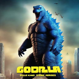 A 3D rendered movie poster for Disney Pixar's "Godzilla: King of the Monsters"