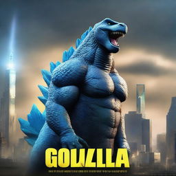 A 3D rendered movie poster for Disney Pixar's "Godzilla: King of the Monsters"