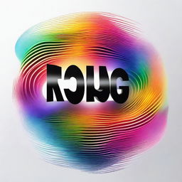 A miniature featuring an abstract design of sound waves intertwined with psychedelic visual effects