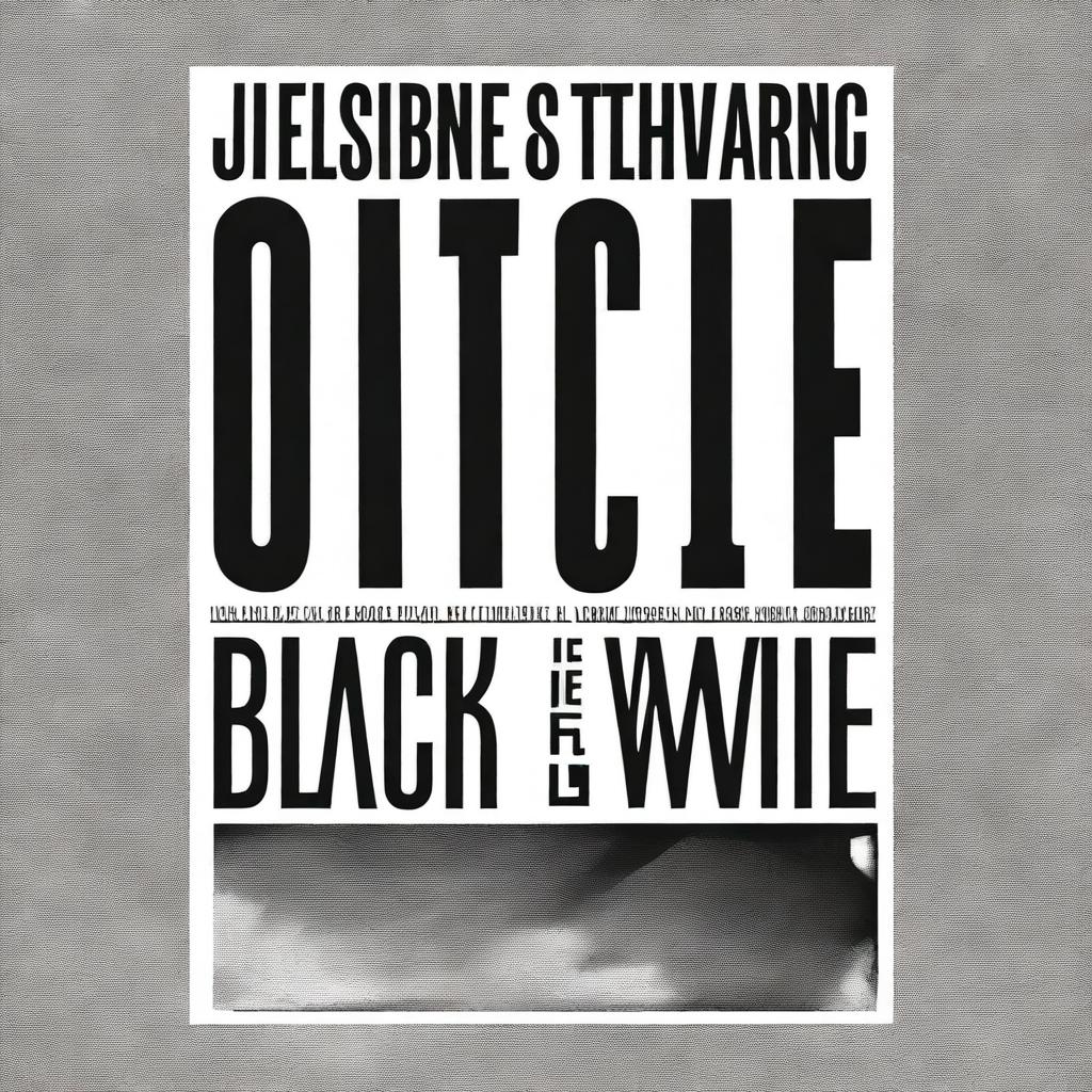 Create a book cover for an ebook titled 'Justice in Black and White' with the subtitle 'How Gregg Olsen Changed True Crime'