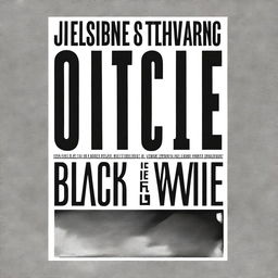 Create a book cover for an ebook titled 'Justice in Black and White' with the subtitle 'How Gregg Olsen Changed True Crime'