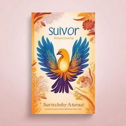 Create a sensitive and respectful book cover for an autobiography titled 'Survivor: The Story of an Assaulted Baby'