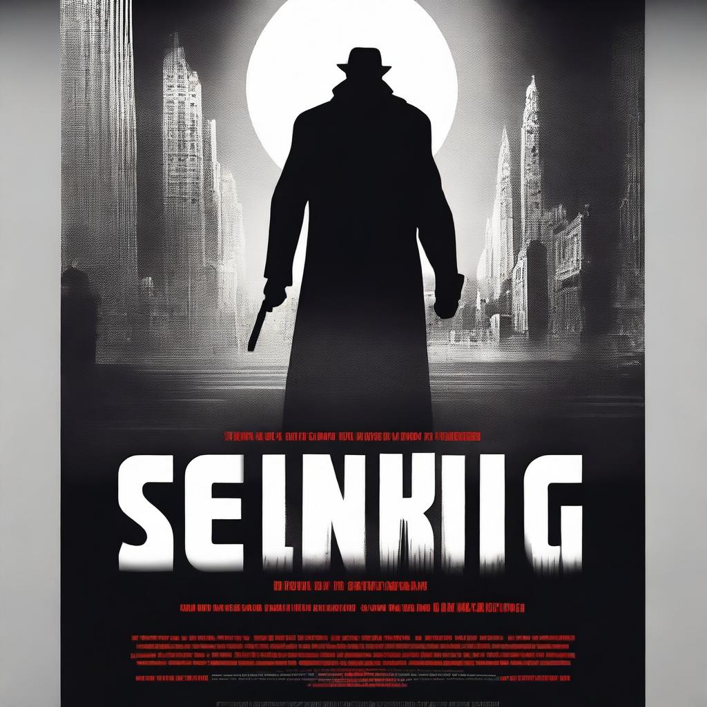 Create a movie poster for a film titled 'Seeking Justice'