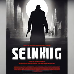 Create a movie poster for a film titled 'Seeking Justice'