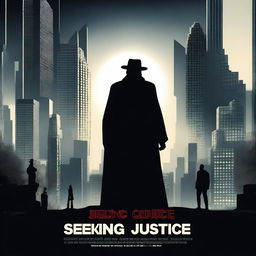 Create a movie poster for a film titled 'Seeking Justice'