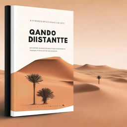 Create a book cover with the title 'Quando Canaã fica distante' by author João de Lucca