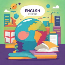 Design a booklet cover for English as a Foreign Language (EFL) students