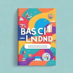 Design a booklet cover for English as a Foreign Language (EFL) students titled 'Basics and Beyond (A2 to B1)'