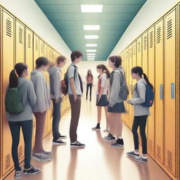 A group of high school students stuck in a loop, desperately trying to find a way out