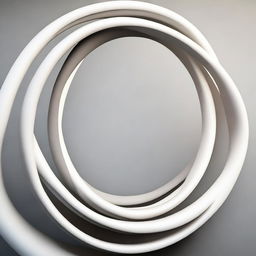 An abstract representation of a loop, emphasizing the concept of endless repetition