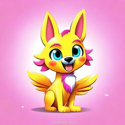 Create an image of a furry character named Chica