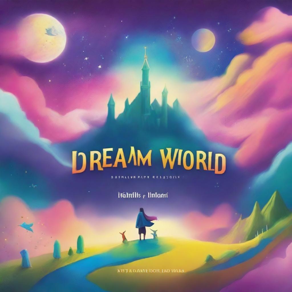 Create a book cover for a novel titled 'Dream World'