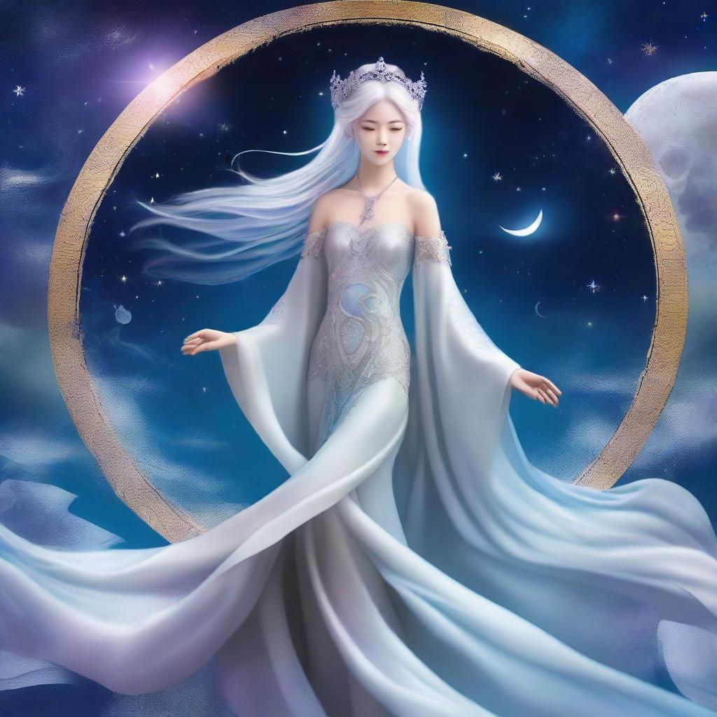 Visualize the moon princess Selene in your mind's eye—a silver-haired figure dancing among stars, her gown trailing stardust