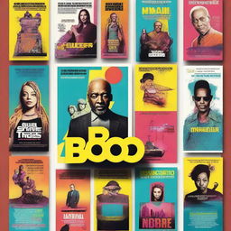 Create a vibrant and eye-catching TV series poster