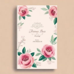 Create a book cover for an ebook titled 'Curso de Flores de Bach'