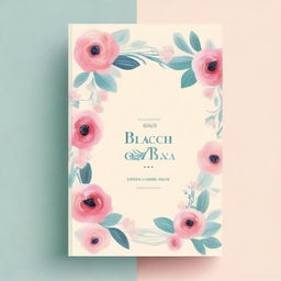 Create a book cover for an ebook titled 'Curso de Flores de Bach'